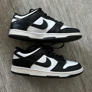 Boys Nike Dunk Black and Wite
